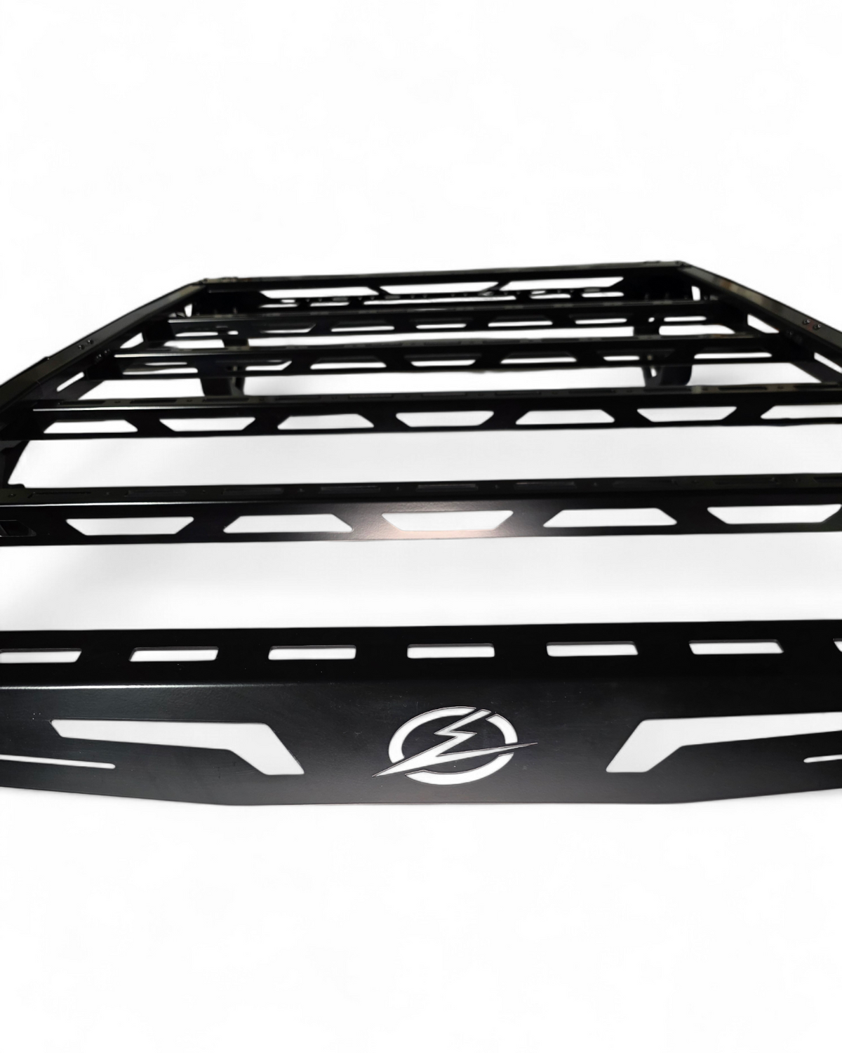 Weld and rail construction detail on Kawasaki Teryx H2 aluminum roof rack