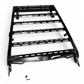Front three-quarter view of Kawasaki Teryx H2 roof rack showing custom-fit integration