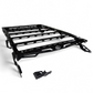 Direct front view of Kawasaki Teryx H2 with roof rack and front light bar mounted