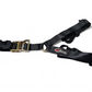 EOD Tire Y Strap three-point Y design shown laid out flat showing ratchet and industrial flat hooks