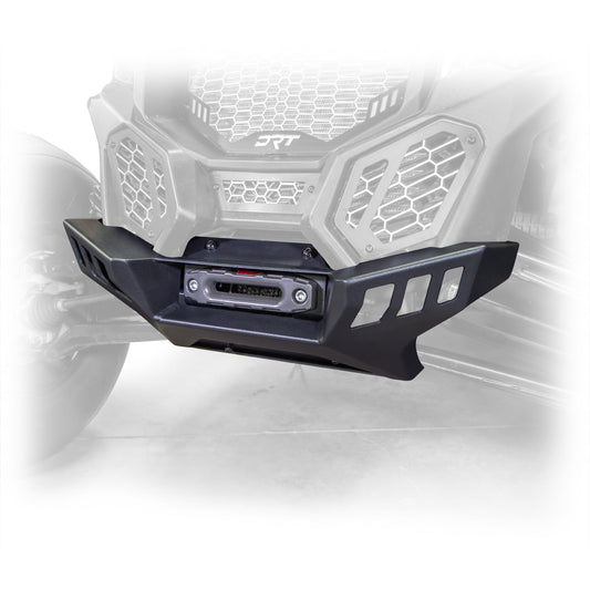 Heavy-duty Can-Am X3 front winch bumper – black powder-coated