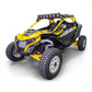 Adjustable light bar bracket for Maverick R cage thickness, black powder finish