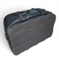 Soft cooler bag strapped into a UTV bed using tie-down points