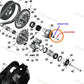 BRP Can Am X3 Titanium Secondary Bolt & Collared Washer Replaces OEM # 420441990 & 420427243 - RPM SXS