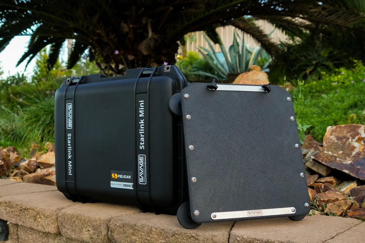 Starlink Mini Case, Lite Mount and Battery