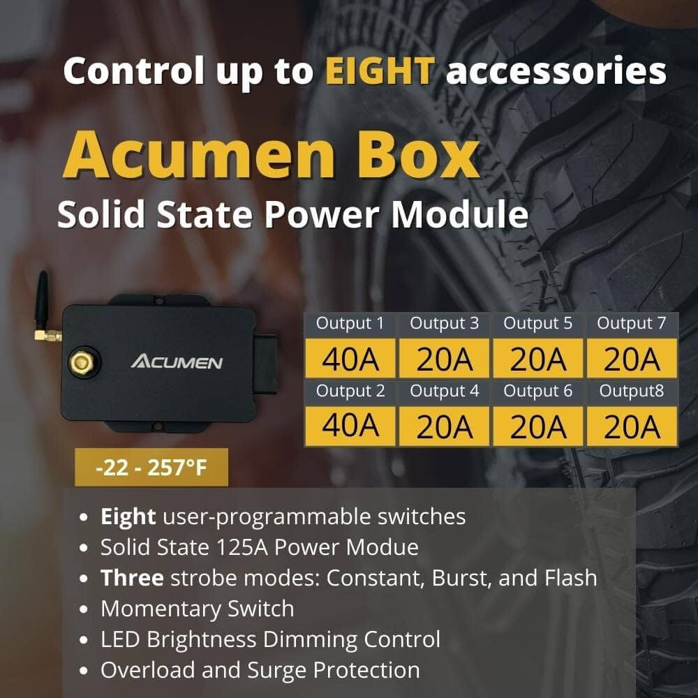 Acumen Front/Rearview Mirror Switch Control System