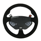 RLB suede UTV steering wheel installed in with Adapt IQ steering button mount plate for Kawasaki H2 