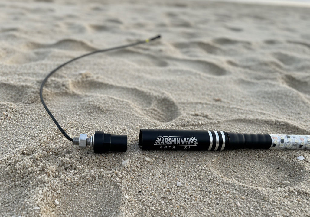 Area 51 Laser Whip on the beach