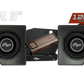 UTV Stereo dual 10 inch subwoofer system with 1200 watt amplifier