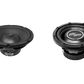 Two UTV Stereo Elite subwoofers shown from front and side angles