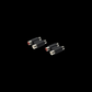 Two RCA female to female audio coupler adapters
