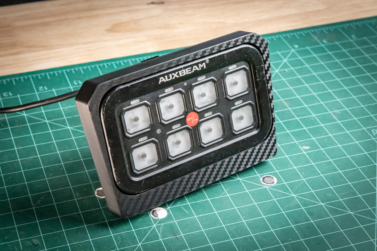 Can-Am Maverick R Auxbeam 8-Gang Switch Panel Mount (2024+)