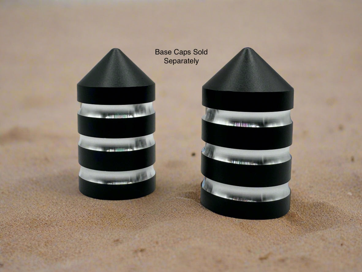 Base Dust Caps Game Changer Black
