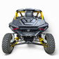 2024 - 2026 Can-Am Maverick R fitted with Volt Baja Box in hammer black powder coat finish