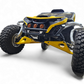 2024 + Can-Am Maverick R Amp front winch bumper side low view