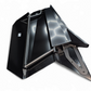 Satin black powder coat finish detail on Can-Am X3 door
