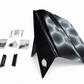 Can-Am X3 front door panel showing aluminum sheet metal construction