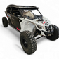Billet aluminum handle detail on Can-Am X3 EOD door