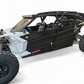 Steel tubular frame detail on Can-Am X3 door interior