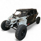 EOD 4-Door Set installed on 2017-2025 Can-Am X3 Maverick showing satin black finish