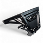 Dual universal light mount detail on Can-Am Maverick X3 black anodized billet front winch bumper