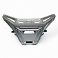 Side profile of clear anodized billet front winch bumper on Can-Am Maverick X3 showing low-profile lightweight design