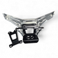 Bolt-on mounting point detail on Can-Am Maverick X3 billet front winch bumper showing factory frame attachment