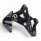 Black anodized 6061 billet aluminum finish on Can-Am Maverick X3 radius rod plate