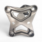 Gun metal anodized finish detail on Can-Am Maverick X3 6061 billet aluminum radius rod plate