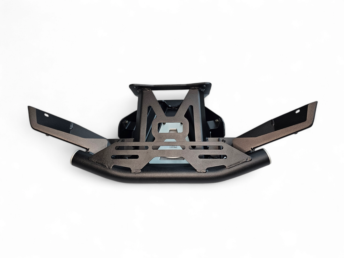 Sheet aluminum panel detail on Can-Am Maverick X3 Amp front bumper