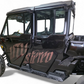 Built-in step with grip plating detail on Can-Am Defender Volt Rock Steps for traction