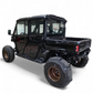 Passenger side Volt Rock Steps on 4-seat Can-Am Defender showing body protection and step