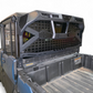 MOLLE panel detail on Can-Am Defender Headache Rack for modular accessory mounting