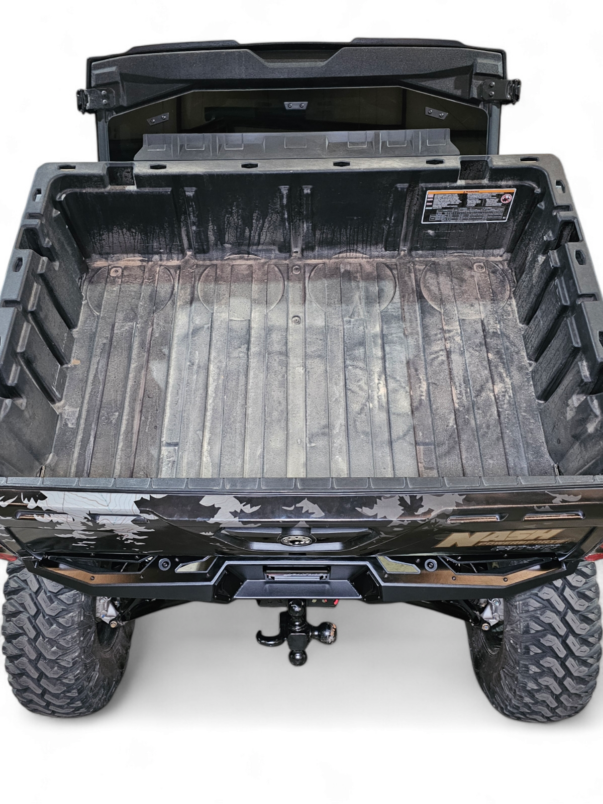 Installed Volt Rear Bumper on Can-Am Defender demonstrating clean body-line integration