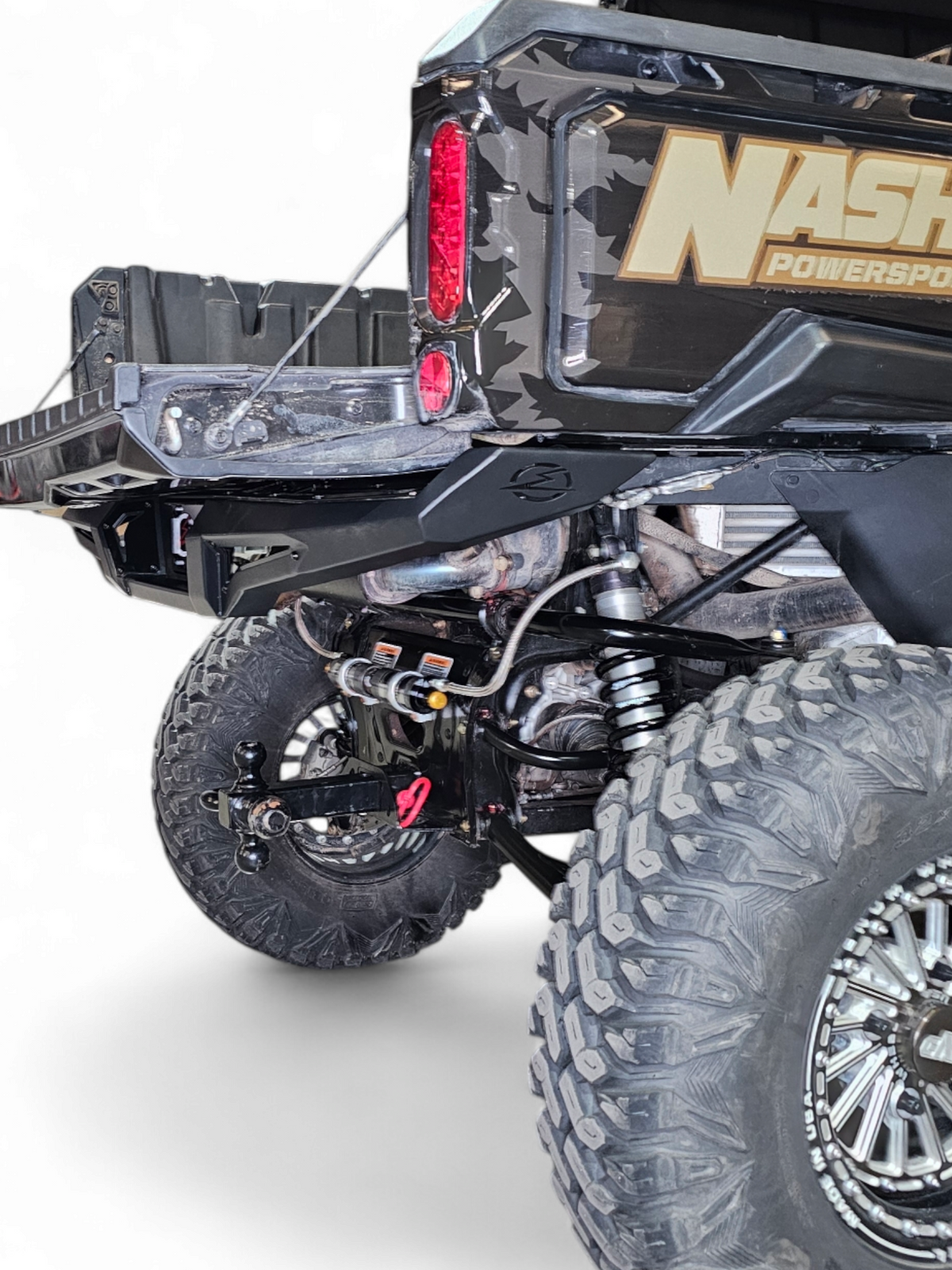 Can-Am Defender HD10 Volt Rear Bumper finish texture close-up