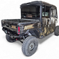 Can-Am Defender Volt Rear Bumper showing tailgate open with bumper installed