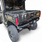 Hammer black powder coat finish detail on Can-Am Defender HD10 Volt Rear Bumper