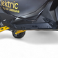 Hammer black powder coat steel slider and satin black aluminum accent plate detail on Can-Am Maverick R Volt Rocker Steps