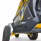 Satin black aluminum accent plate detail on Can-Am Maverick R 2-seat Volt Rocker Steps