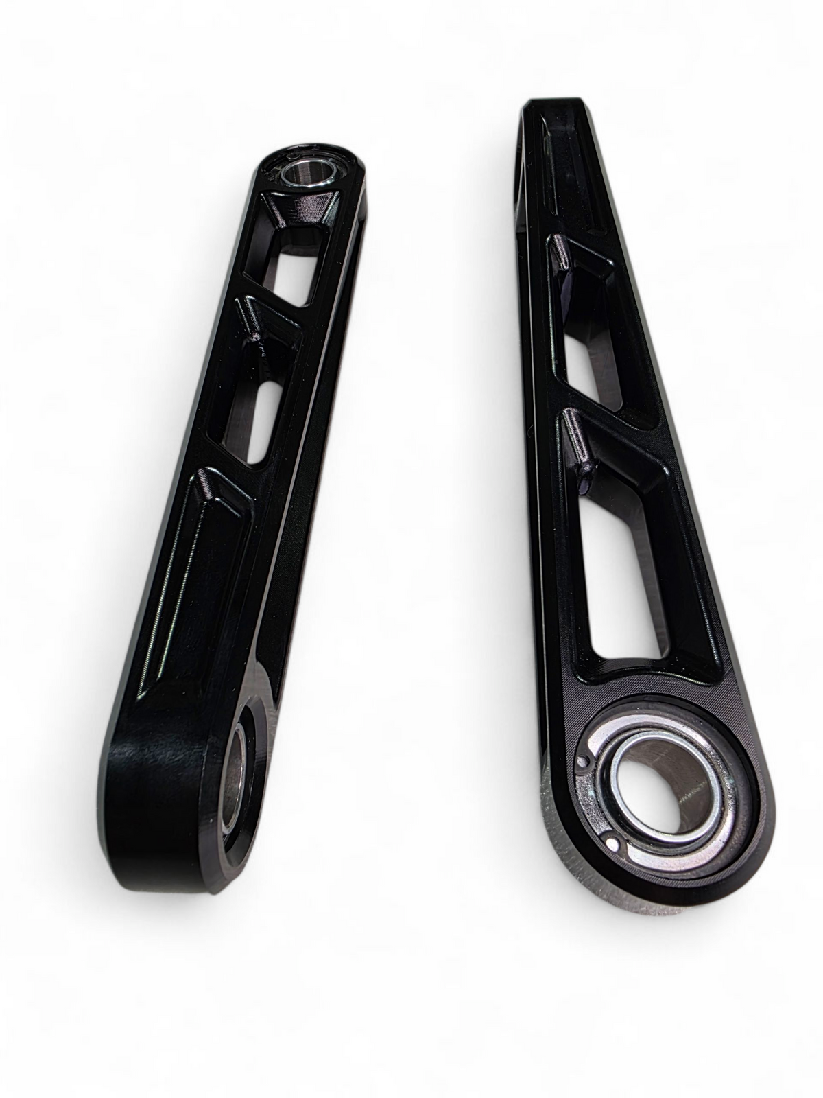 Factory position bolt-in installation of Can-Am Maverick R front sway bar links