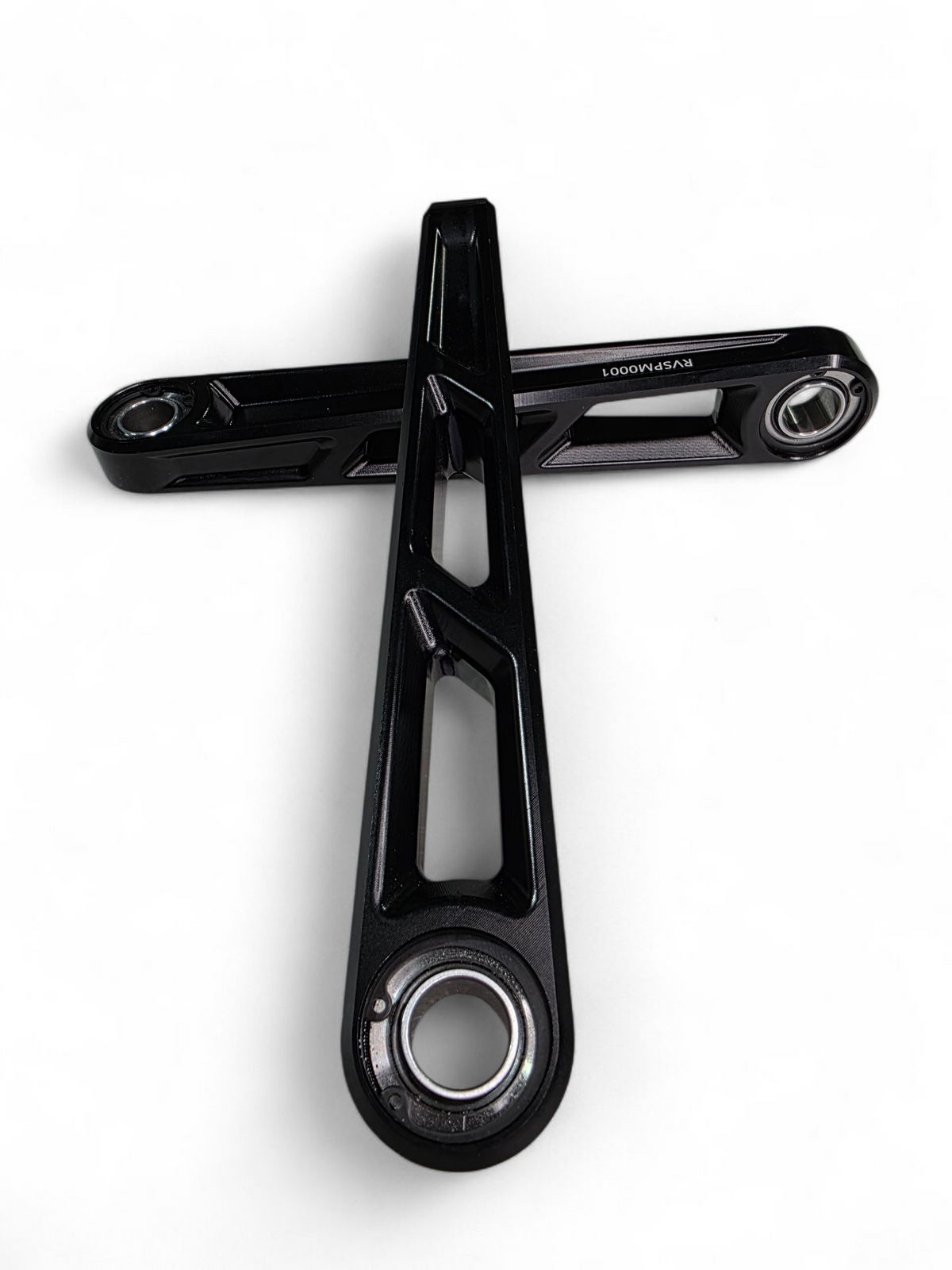 Threaded uni-ball joint detail on Can-Am Maverick R billet front sway bar link
