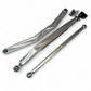 Can-Am Maverick R High Clearance Radius Rods mounted showing clearance gain over factory rods on technical terrain