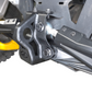 Can-Am Maverick R sheet metal radius rod plate showing both RC model compatibility