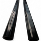 Anodized black Maverick R tie rod end detail with the factory rod end installed