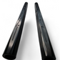 Threaded adjustment detail on Can-Am Maverick R anodized black billet tie rod