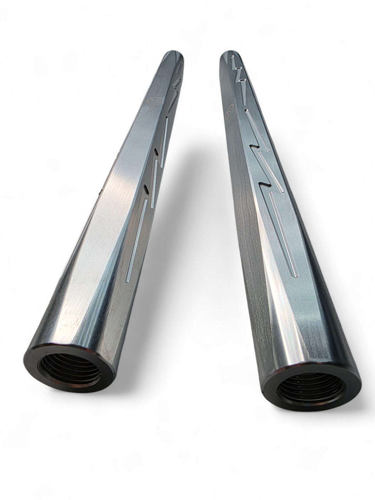 Pair of clear anodized billet tie rods for the 2024-2026 Can-Am Maverick R