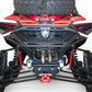 2024 Can-Am Maverick R Max 4-door fitted with Volt Rear Bumper in hammer black powder coat finish, full rear view