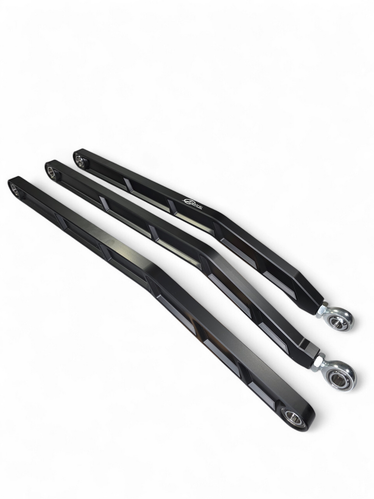 Adjustable Heim joint detail on Can-Am Maverick X3 High Clearance Billet Radius Rod