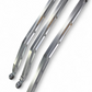 Anti-rocking dust ring detail on Can-Am Maverick X3 clear anodized radius rod protecting bearings