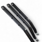 Anti-rocking dust ring detail on Can-Am Maverick X3 radius rod limiting tilt and protecting bearings